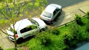 20 صحنه تصادف راننده های ناشی هنگام خروج از پارک