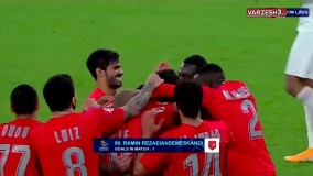 گل دوم الدحیل به الشارجه توسط رامین رضاییان