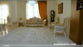 فرش قیطران طرح گلاره آبی کاربنی