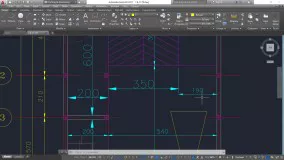 هم راستاسازی خطوط اندازه‌ی اتوکد