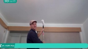 روش رنگ آمیزی سقف با استفاده از غلطک