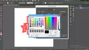 آموزش تغییر رنگ پس زمینه با ایلاستریتور