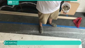 طریقه اجرای کفپوش اپوکسی سه بعدی بر روی سطح چوبی