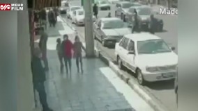 فیلم لحظه سرقت گردنبند طلا در گوهردشت کرج