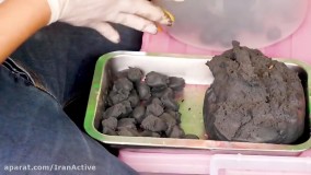 توپ سیب زمینی شیرین ؛ غذای خیابانی تایلندی