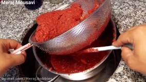 طرز تهیه لواشک خانگی زغال اخته ترشه ترش