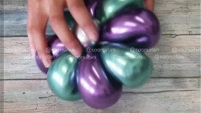 آموزش بادکنک آرایی گل