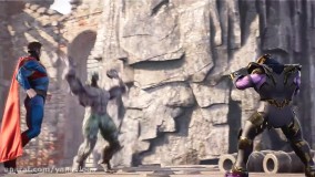 مبارزه ثانوس و سوپرمن