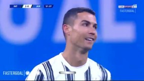 واکنش کریستیانو رونالدو پس از گل دوم اینتر