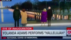 جو بایدن در مراسم گرامیداشت قربانیان کرونا