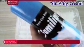 طرز ساخت اسلایم شفاف آبی با خمیر دندان و شیشه پاک کن