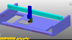 نمونه تهیه پست و machine tools  دستگاه سی ان سی پنج محور سنگ