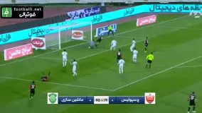 گل اول پرسپولیس به ماشین‎سازی توسط امیری