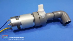 نحوه ساخت پمپ آب قدرتمند 12 ولت با موتور 775