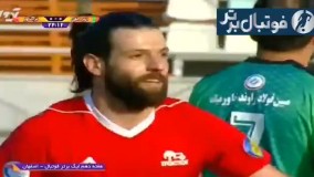 گل اول تراکتور به ذوب‌ آهن توسط عباس‌زاده