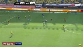 خلاصه بازی کلمبیا 0 - برزیل 0