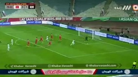 گل اول ایران به کره‌ جنوبی توسط علیرضا جهانبخش