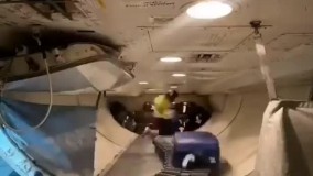 شیوه بار زدن چمدان ها و وسایل مسافران در قسمت بار هواپیما
