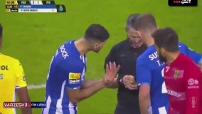 اخراج طارمی در دقایق پایانی بازی مقابل پاسوس‌ ده‌ فریرا