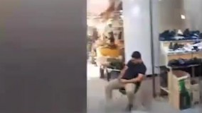 خرید کردن الهام چرخنده در بازار کربلا