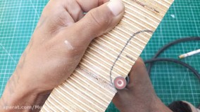 آموزش ساخت کاردستی با چوب | ساخت هواپیما بوئینگ