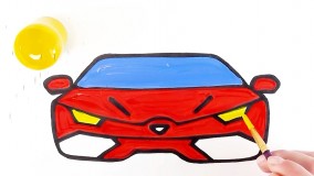 آموزش نقاشی ماشین لوکس | رنگ آمیزی ماشین