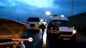 تصادف زنجیره‌ای در اتوبان کرج_قزوین