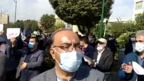 تجمع معلمان و فرهنگیان کشور مقابل مجلس