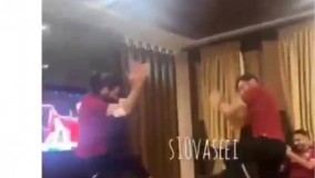 رقص مازنی تراکتوری‌ ها پس از قهرمانی یزدانی