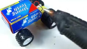 آموزش کاردستی با وسایل ساده | نحوه ساخت تراکتور