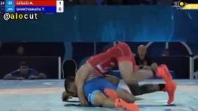 گرایی با ضربه فنی دیدنی کامبک زد