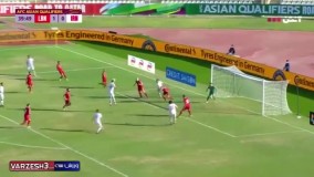 خلاصه بازی لبنان 1 - ایران 2