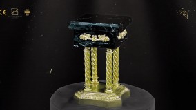 میز عسلی جدید طرح برنزی شیک