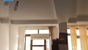 لحظه وقوع زلزله ۶.۴ ریشتری از زاویه دوربین یک شهروند