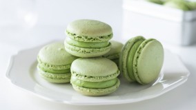 آموزش طرز تهیه شیرینی ماکارون ماچا ؛ آموزش شیرینی خوشمزه