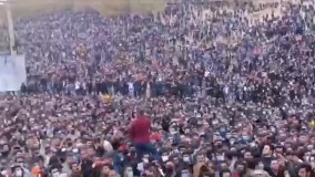 حضور چند صد هزار نفری در مراسم تشییع «⁧سجاد رزمجو⁩»