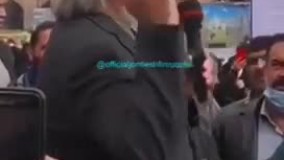 حضور «حسن اکلیلی» ، در تجمع اعتراضی مردم اصفهان