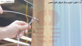 اموزش تصویری نصب نرده استیل - آموزش نصب نحوه نصب کابل ها