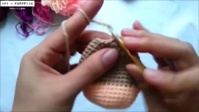 آموزش مجازی بافت عروسک حیوانات-عروسک بافی - قلاب دوزی خرگوش