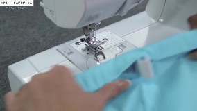 اموزش خیاطی مولر رایگان-آموزش دوخت  کش کمر دامن