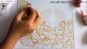 آموزش نقاشی ویترای-دوره آموزش ویترای-کشیدن طراحی قاب عکس