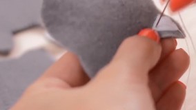 آموزش نمد دوزی-کار با نمد-آموزش رایگان  نمد دوزی-(دوخت زیر لیوانی نمدی)