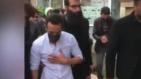 فیلمی از بادیگارد های علی کریمی