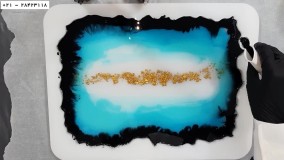 آموزش آنلاین ساخت ظروف رزینی-فیلم رایگان ظروف رزینی-انگشتر رزینی چوبی