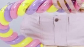 آموزش بادکنک آرایی حلقه ی گل