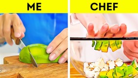 ترفندهای آشپزخانه : روش های برش دادن میوه ها و سبزیجات