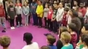 آوازخوانی دانش‌ آموزان فرانسوی با شعری از مولانا