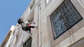 پیچ و رولپلاک سنگ نما از جنس تراورتن با جهان فرود 09308877798