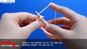 آموزش بافتنی مبتدی-بافتنی با قلاب-قلاب بافی- بافندگی توری مانند