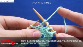 آموزش بافتنی مبتدی-بافتنی با قلاب-قلاب بافی -الگوی بافتنی توری